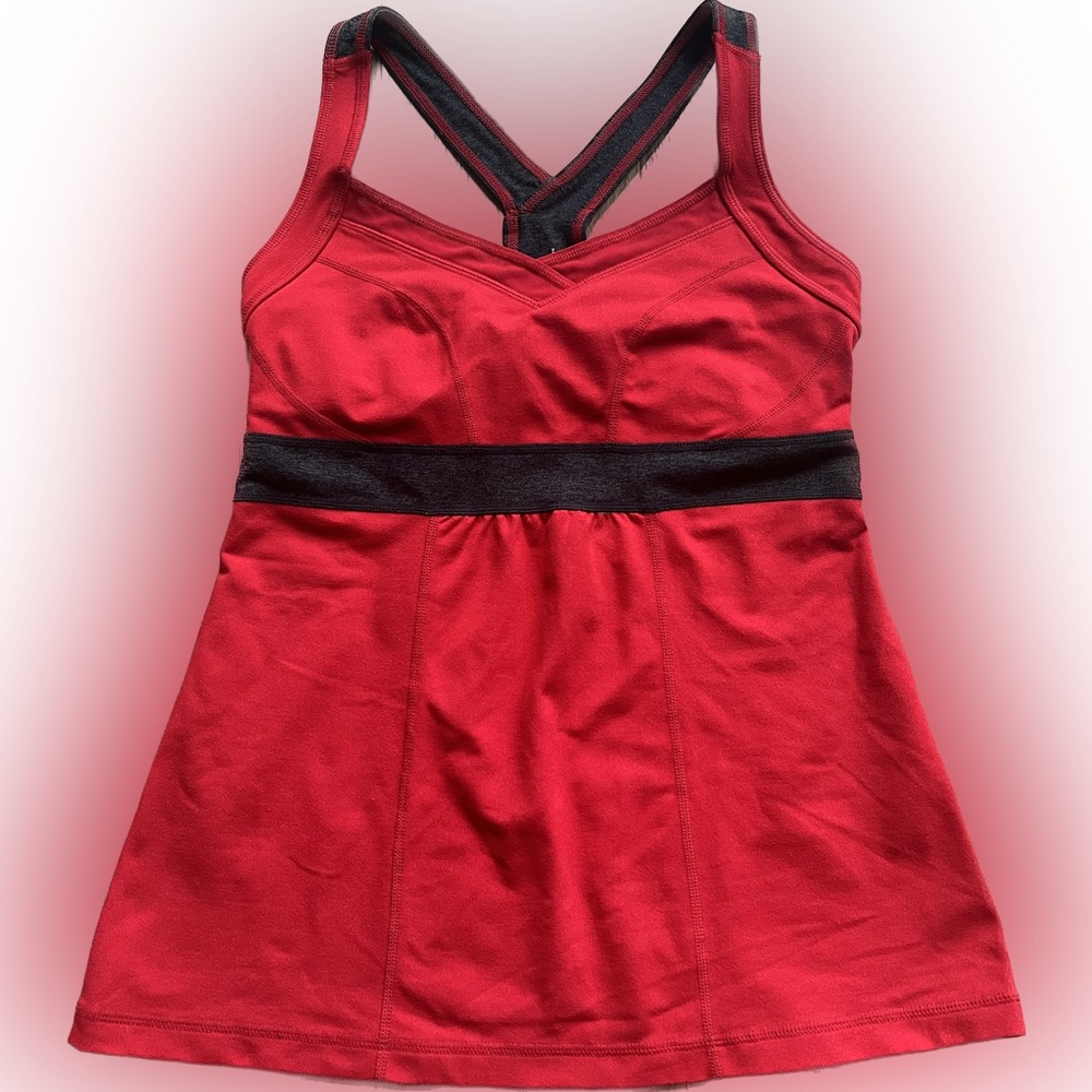 Zella tank top Women's Small, Racerback, Activewear, W/ Bra EUC